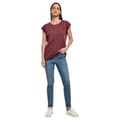 Miniatyrbild 5 av 5: Build Your Brand Kvinnor/Damer Organic Extended Shoulder T-Shirt
