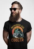 Miniatyrbild 3 av 4: Pappa t-shirt Motocross dad motorcykel design