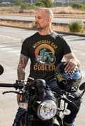 Miniatyrbild 4 av 4: Pappa t-shirt Motocross dad motorcykel design