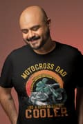 Miniatyrbild 2 av 4: Pappa t-shirt Motocross dad motorcykel design