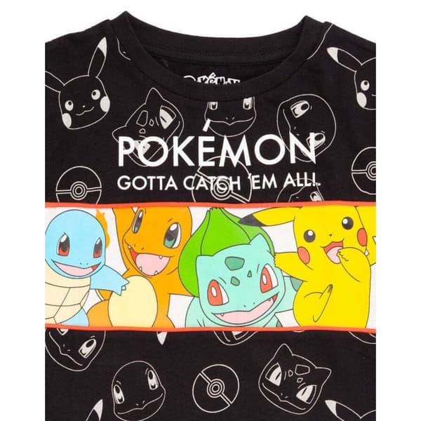 Pokemon Drenge tegn T-shirt