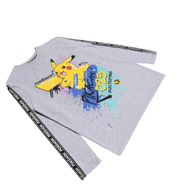 Pokemon Childrens/Kids Electrifying Pikachu Long-Sleeved T-Shirt