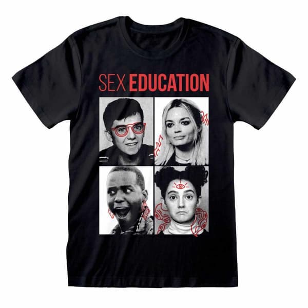 Sex Education Unisex T-shirt med fotografi för vuxna