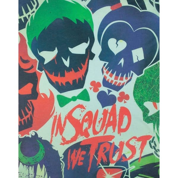 Suicide Squad Kvinnor/Damer In Squad We Trust Sublimated T-Shirt