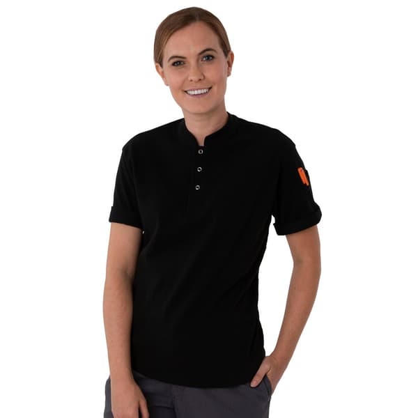 Le Chef Unisex Pique Chef Shirt til voksne