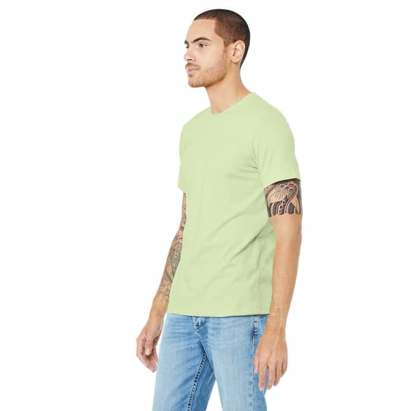 Bella + Canvas Unisex T-shirt med Jersey-hals i Jersey for voksne