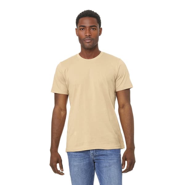 Bella + Canvas Unisex T-shirt med Jersey-hals i Jersey for voksne