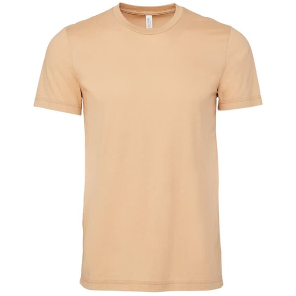 Bella + Canvas Unisex T-shirt med Jersey-hals i Jersey for voksne