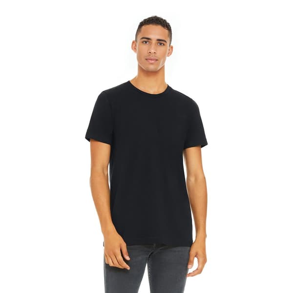 Bella + Canvas Unisex T-shirt med Jersey-hals i Jersey for voksne