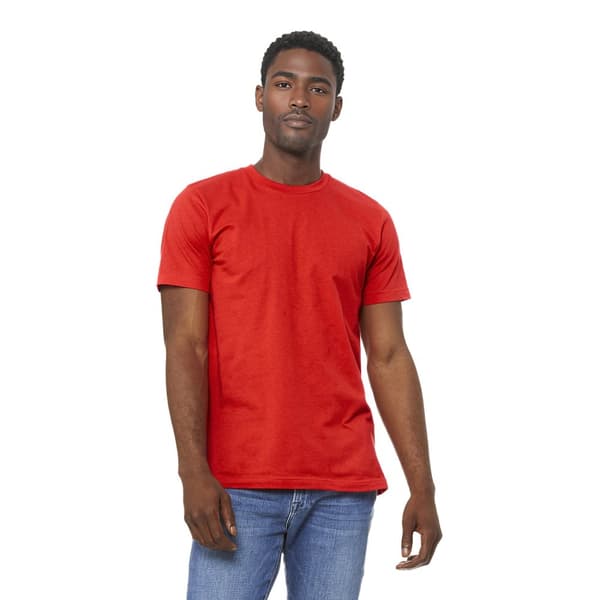 Bella + Canvas Unisex T-shirt med Jersey-hals i Jersey for voksne