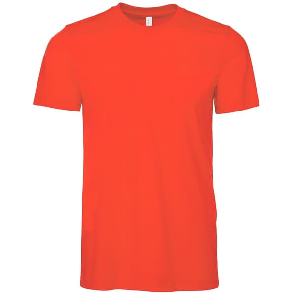 Bella + Canvas Unisex T-shirt med Jersey-hals i Jersey for voksne