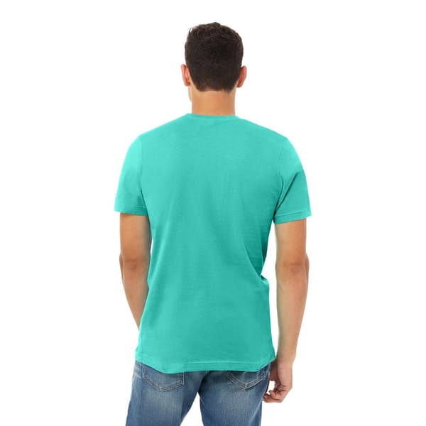 Bella + Canvas Unisex T-shirt med Jersey-hals i Jersey for voksne