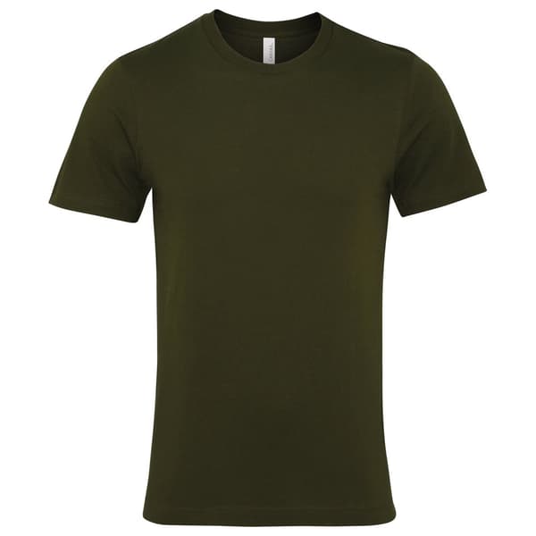 Bella + Canvas Unisex T-shirt med Jersey-hals i Jersey for voksne