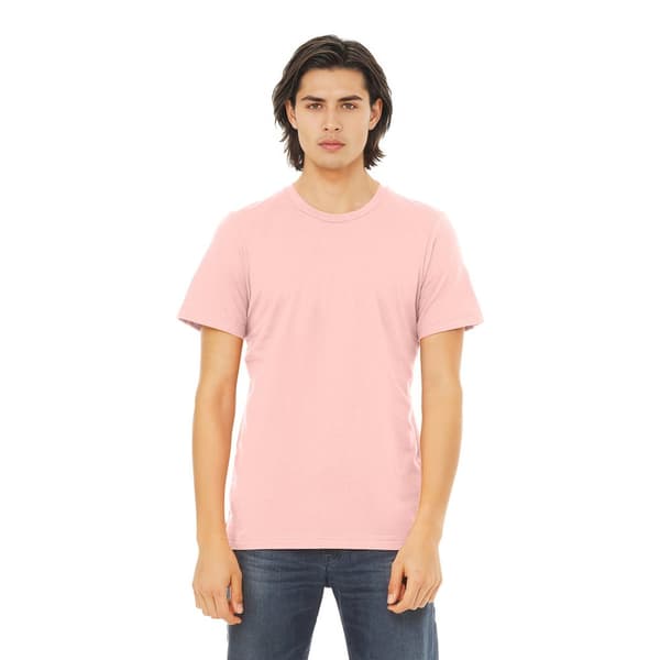 Bella + Canvas Unisex T-shirt med Jersey-hals i Jersey for voksne