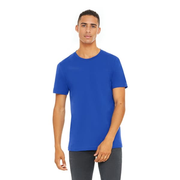 Bella + Canvas Unisex T-shirt med Jersey-hals i Jersey for voksne