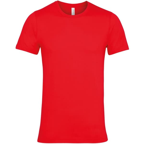 Bella + Canvas Unisex T-shirt med Jersey-hals i Jersey for voksne