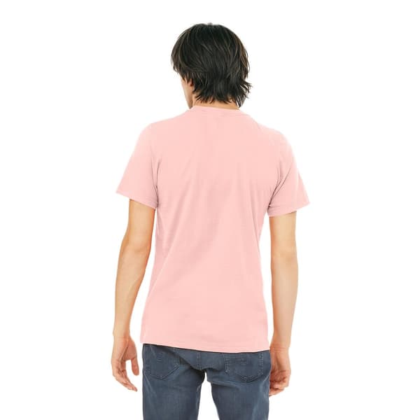 Bella + Canvas Unisex T-shirt med Jersey-hals i Jersey for voksne