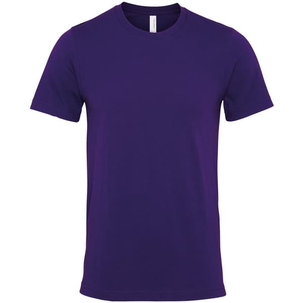Bella + Canvas Unisex T-shirt med Jersey-hals i Jersey for voksne