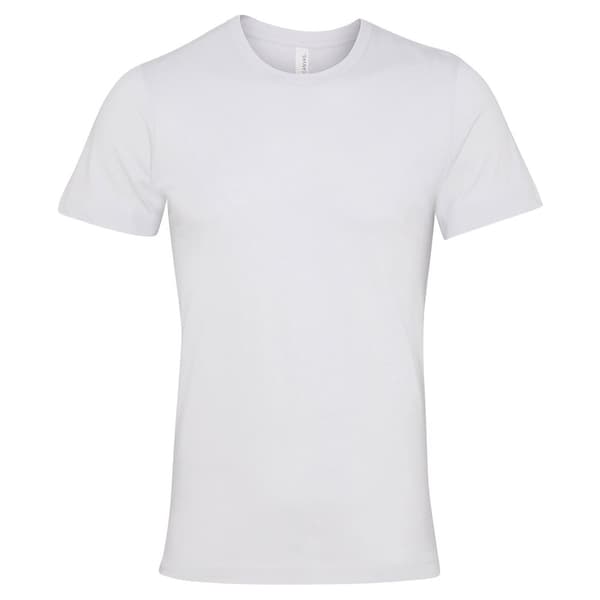 Bella + Canvas Unisex T-shirt med Jersey-hals i Jersey for voksne