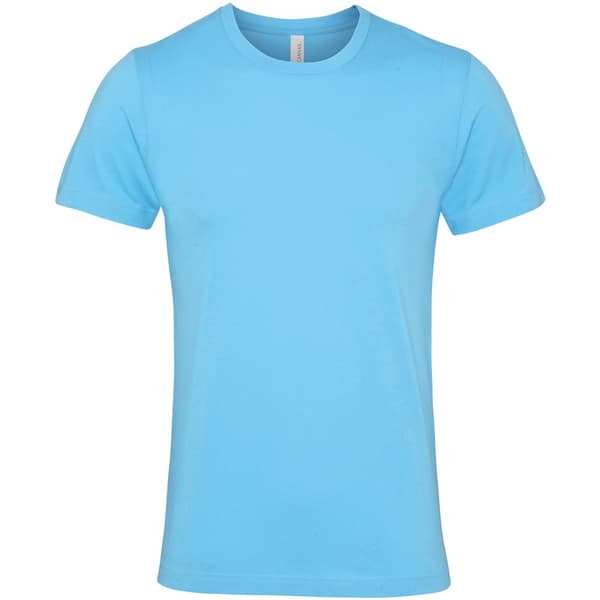 Bella + Canvas Unisex T-shirt med Jersey-hals i Jersey for voksne
