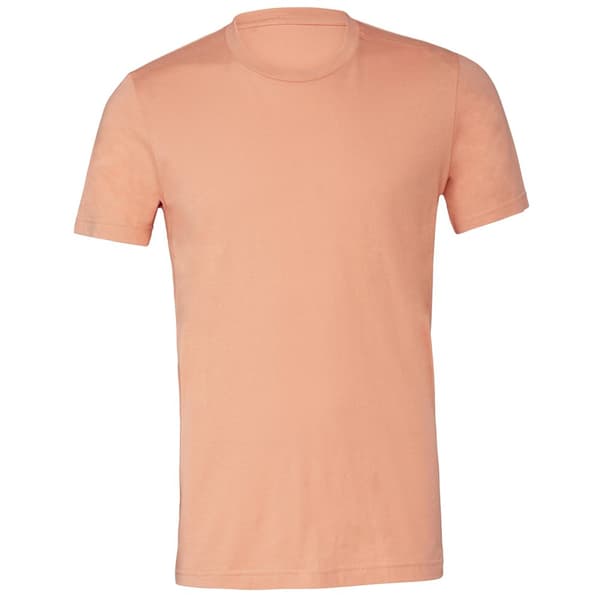 Bella + Canvas Unisex T-shirt med Jersey-hals i Jersey for voksne
