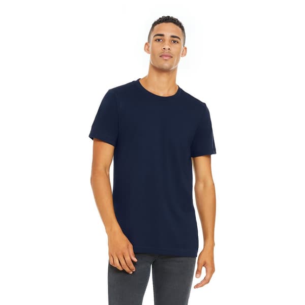 Bella + Canvas Unisex T-shirt med Jersey-hals i Jersey for voksne