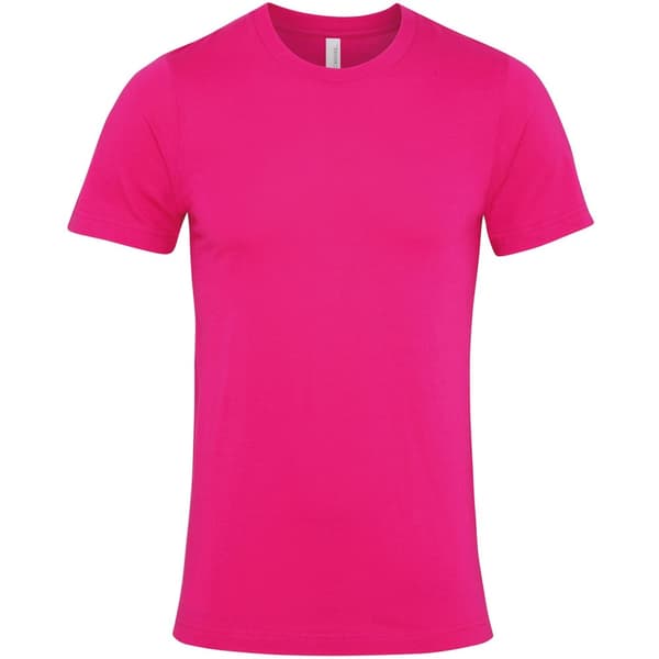 Bella + Canvas Unisex T-shirt med Jersey-hals i Jersey for voksne