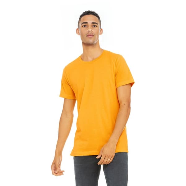 Bella + Canvas Unisex T-shirt med Jersey-hals i Jersey for voksne