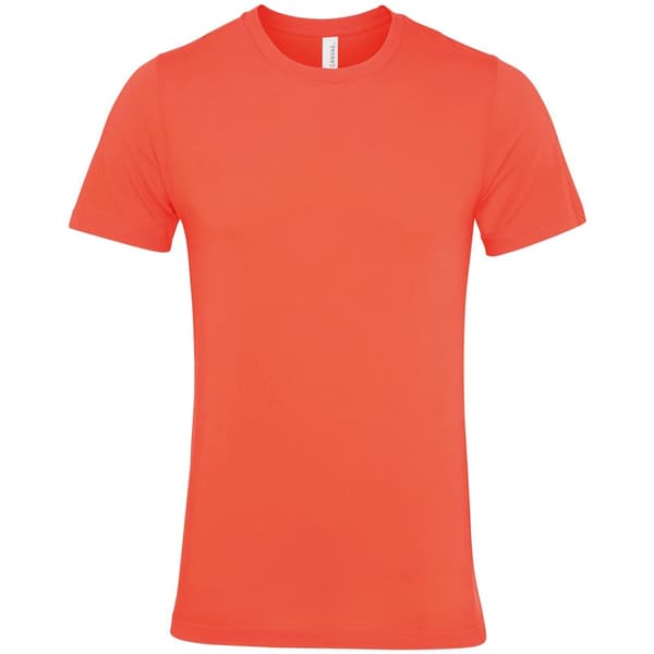 Bella + Canvas Unisex T-shirt med Jersey-hals i Jersey for voksne