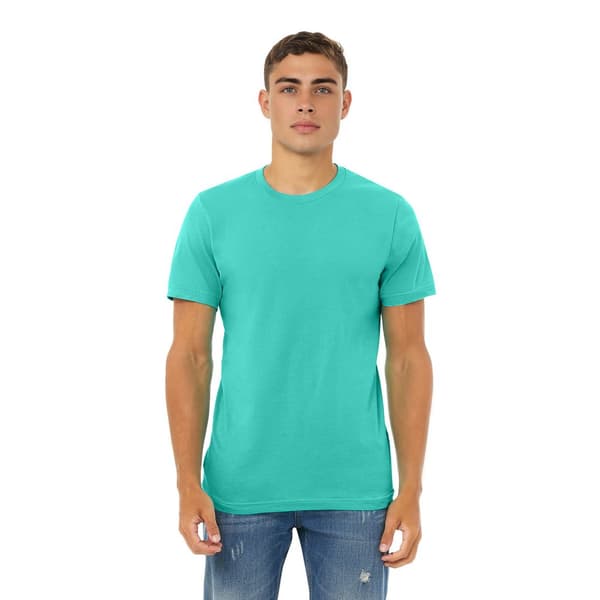 Bella + Canvas Unisex T-shirt med Jersey-hals i Jersey for voksne