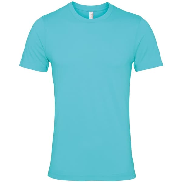 Bella + Canvas Unisex T-shirt med Jersey-hals i Jersey for voksne