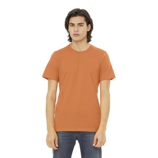 Bella + Canvas Unisex T-shirt med Jersey-hals i Jersey for voksne