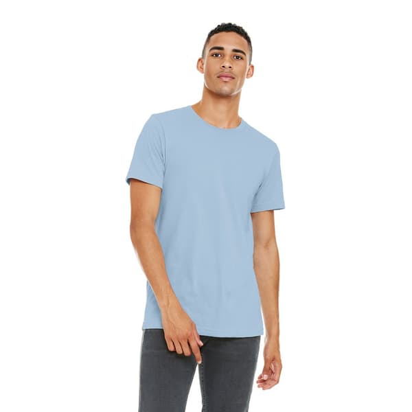 Bella + Canvas Unisex T-shirt med Jersey-hals i Jersey for voksne