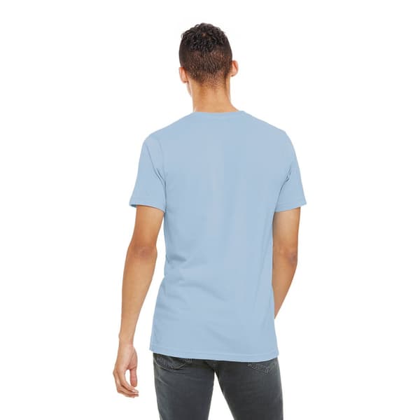 Bella + Canvas Unisex T-shirt med Jersey-hals i Jersey for voksne