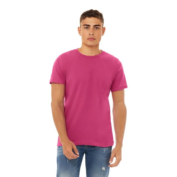 Bella + Canvas Unisex T-shirt med Jersey-hals i Jersey for voksne
