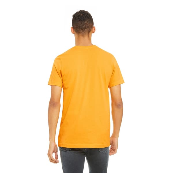 Bella + Canvas Unisex T-shirt med Jersey-hals i Jersey for voksne