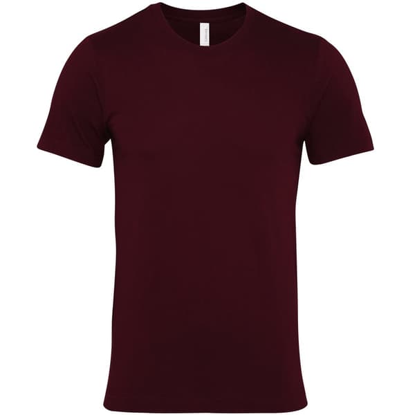 Bella + Canvas Unisex T-shirt med Jersey-hals i Jersey for voksne