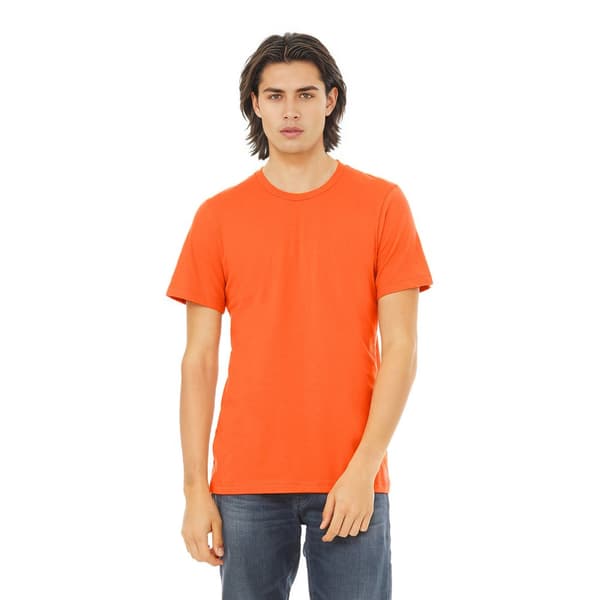 Bella + Canvas Unisex T-shirt med Jersey-hals i Jersey for voksne
