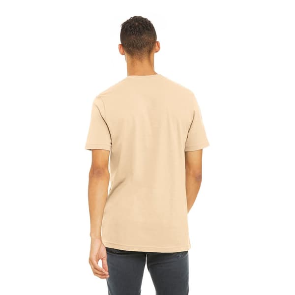 Bella + Canvas Unisex T-shirt med Jersey-hals i Jersey for voksne