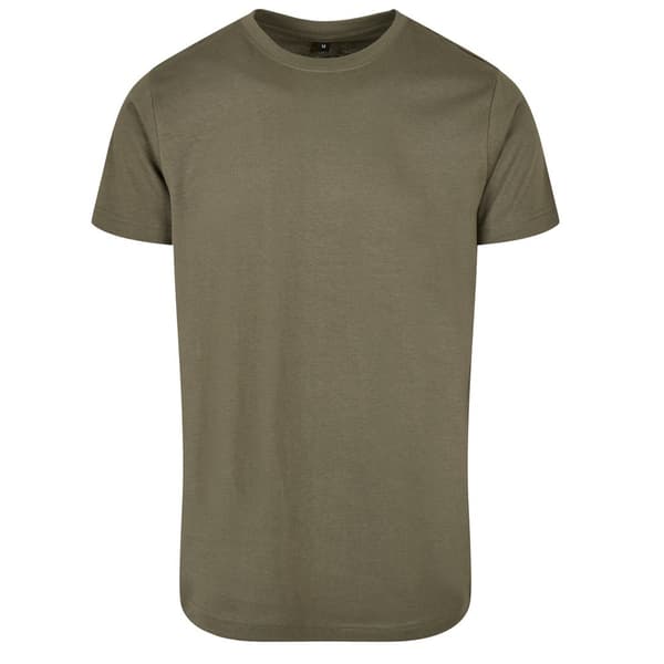 Build Your Brand T-shirt för män med grundläggande rund hals