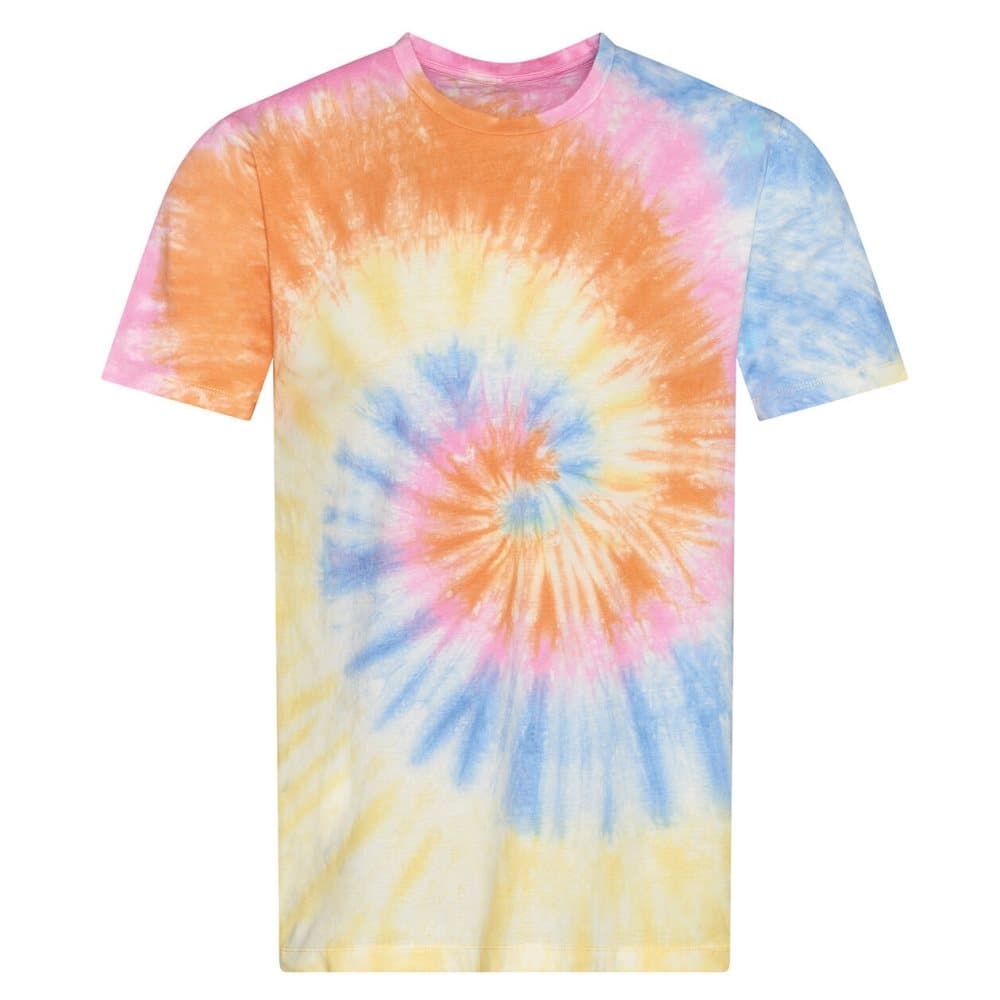Awdis Unisex vuxen Swirl Tie Dye T-Shirt