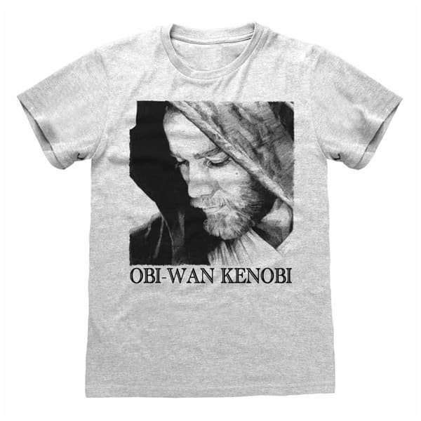 Star Wars Unisex vuxen Obi Wan Kenobi profil T-Shirt
