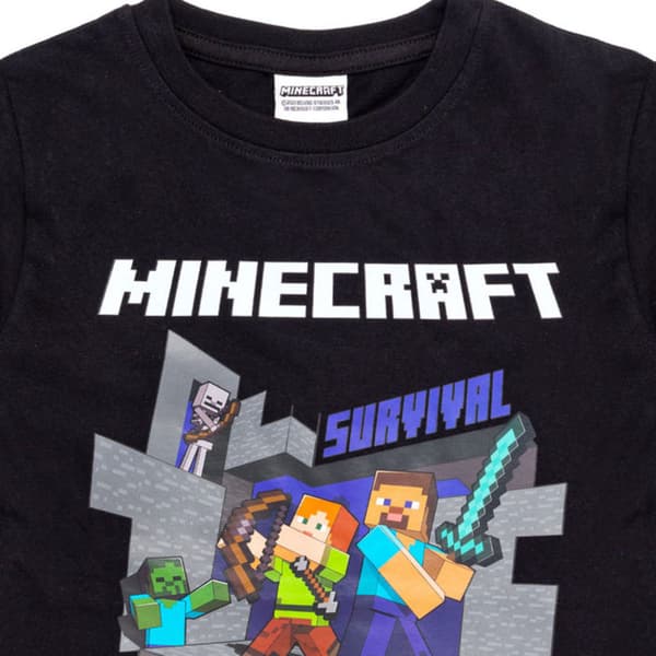 Minecraft Børn/Børn Survival Mode T-shirt