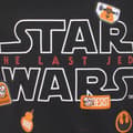 Miniatyrbillede 2 af 3: Star Wars: The Last Jedi Drenge Badge T-shirt