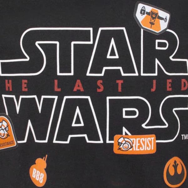 Star Wars: The Last Jedi Drenge Badge T-shirt