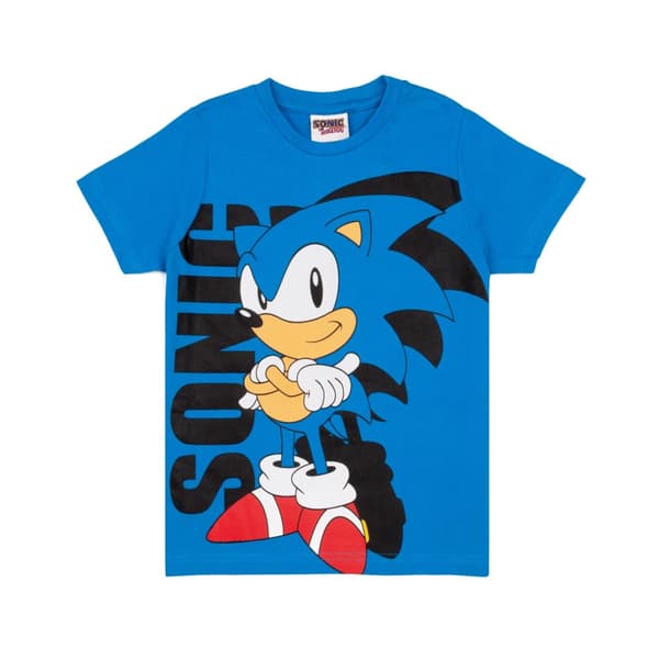 Sonic The Hedgehog Boys Cartoon Character T-Shirt