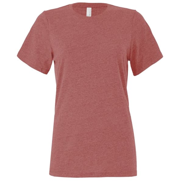 Bella + Canvas Kvinnor/Damer Heather Jersey Relaxed Fit T-Shirt