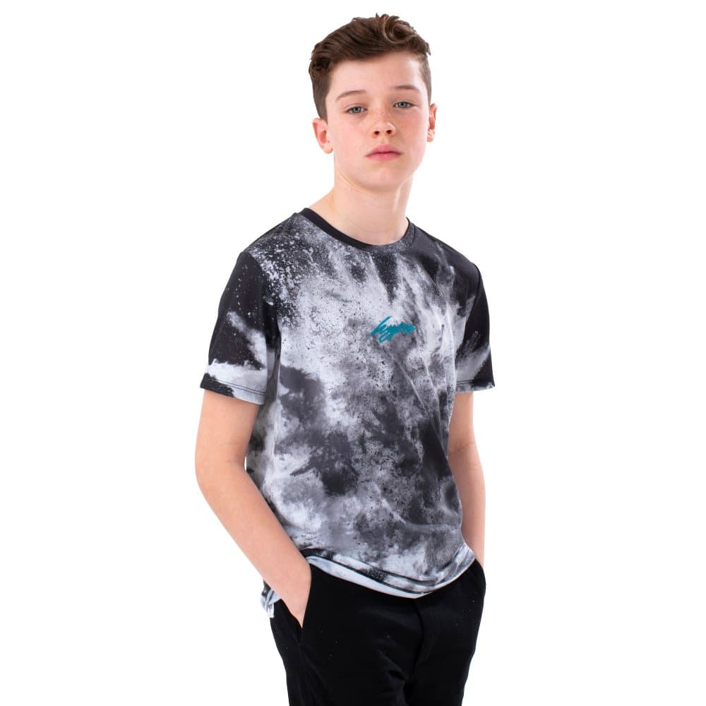 Hype T-shirt för pojkar med färgspill