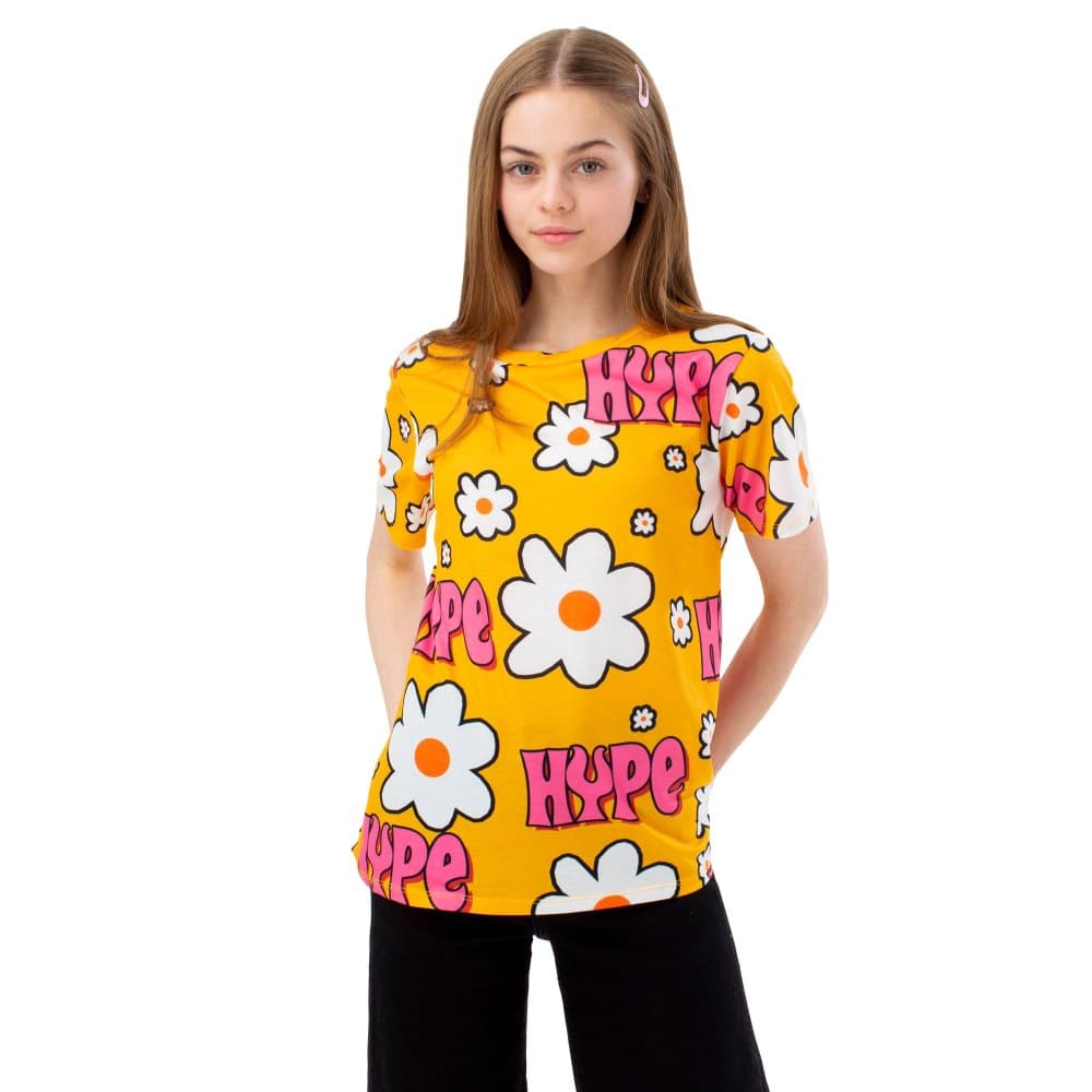 Hype Wavey Daisy T-Shirt för flickor