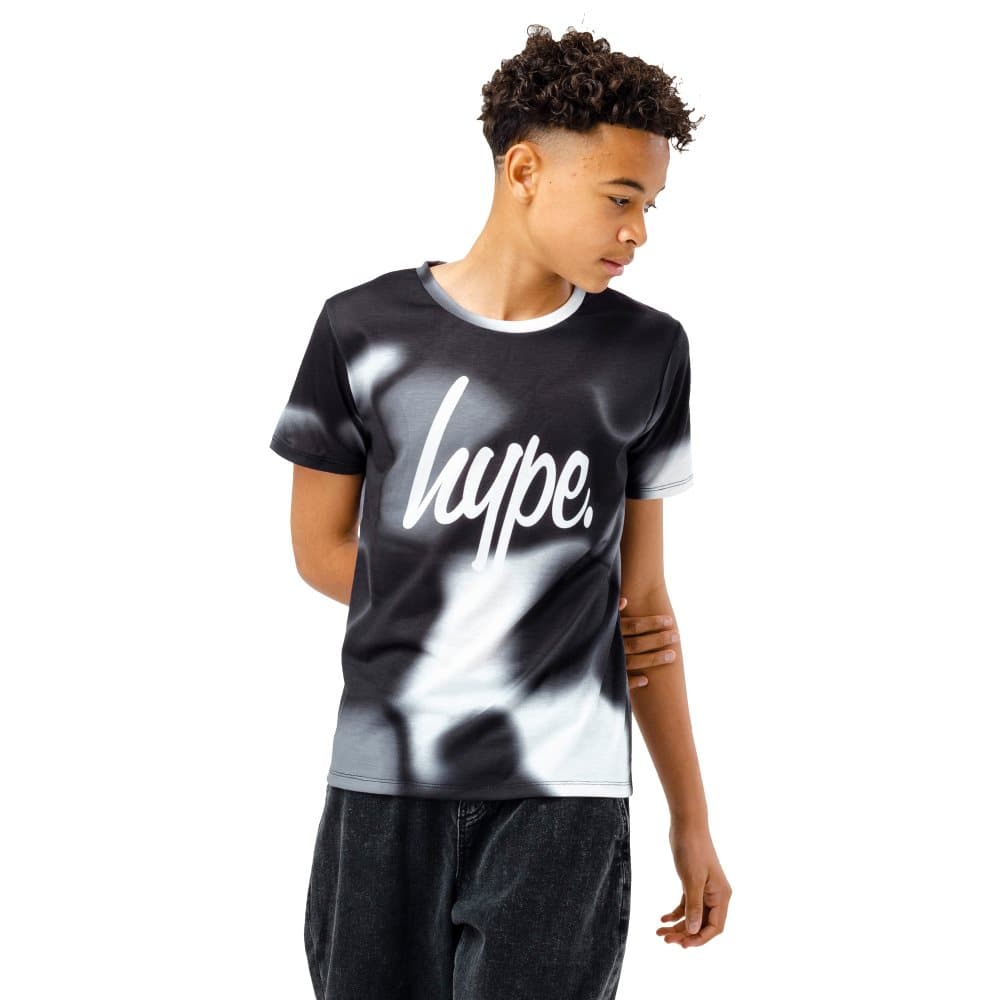 Hype Mono Spray T-Shirt för pojkar